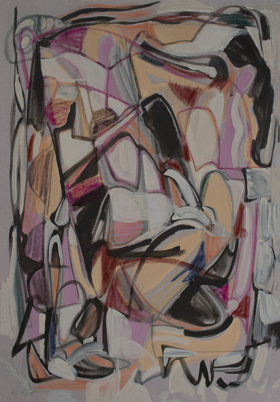 Sounds About Right- Original Painting on Stretched Linen by Tamara Brink