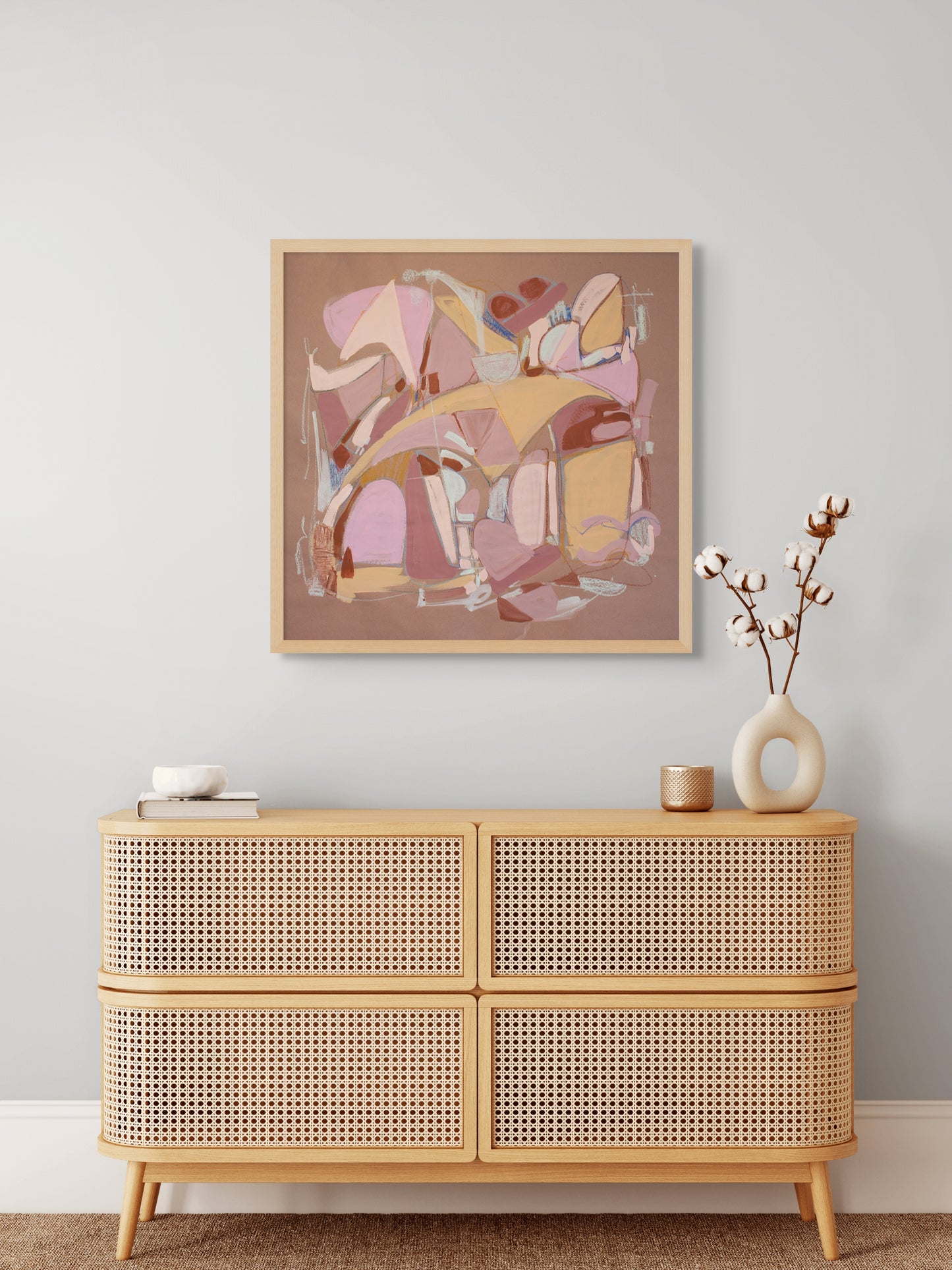 Fresh in Here - Abstract Paper Print by Tamara Brink | Free Shipping