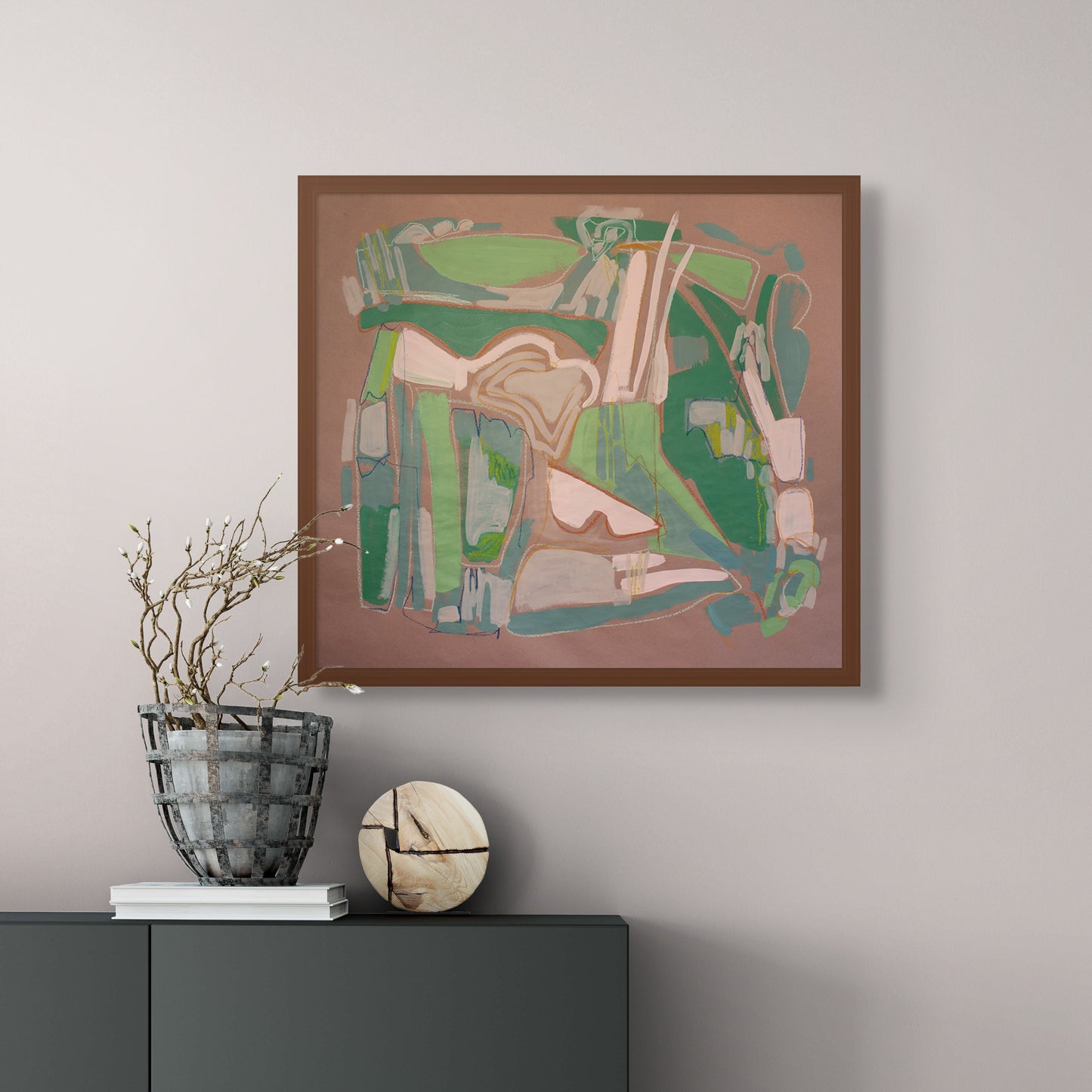 Morning Drive - Fine Art Paper Print by Tamara Brink | Abstract Art