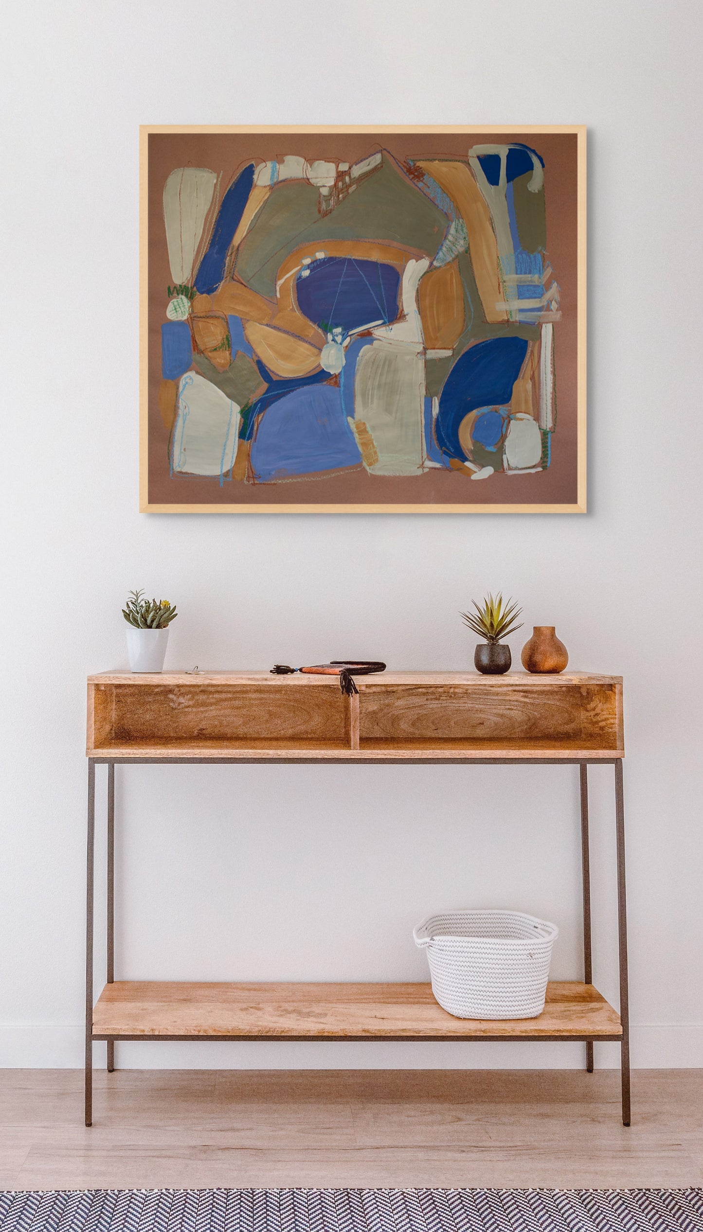 Ready When You Are - Sophisticated Paper Print by Tamara Brink | Abstract Art - Free Shipping