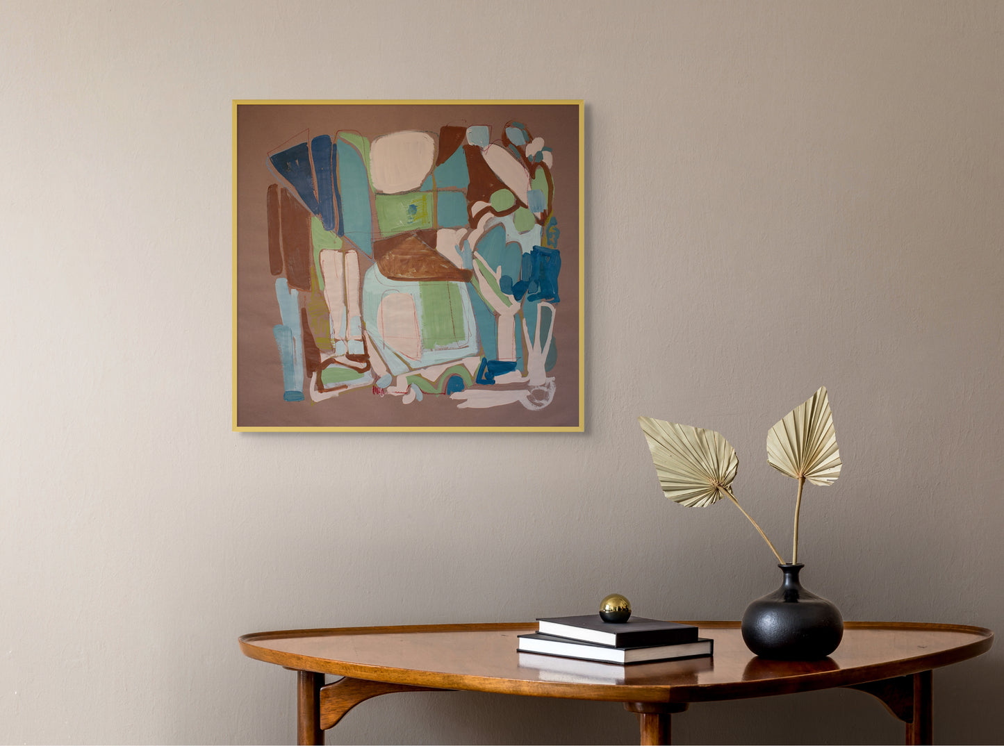 Around About Way - Paper Print by Tamara Brink | Abstract Art