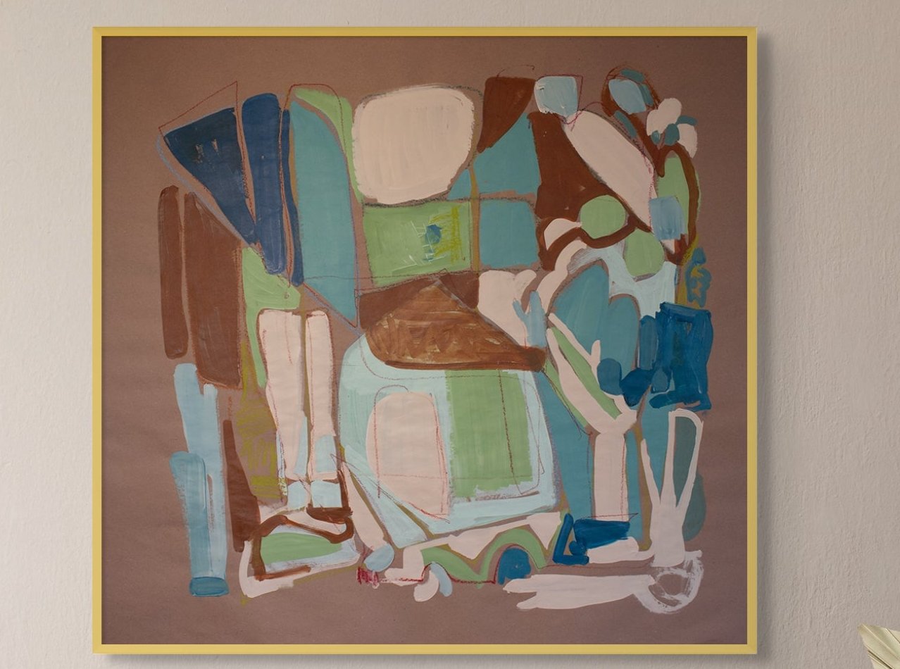 Around About Way - Paper Print by Tamara Brink | Abstract Art