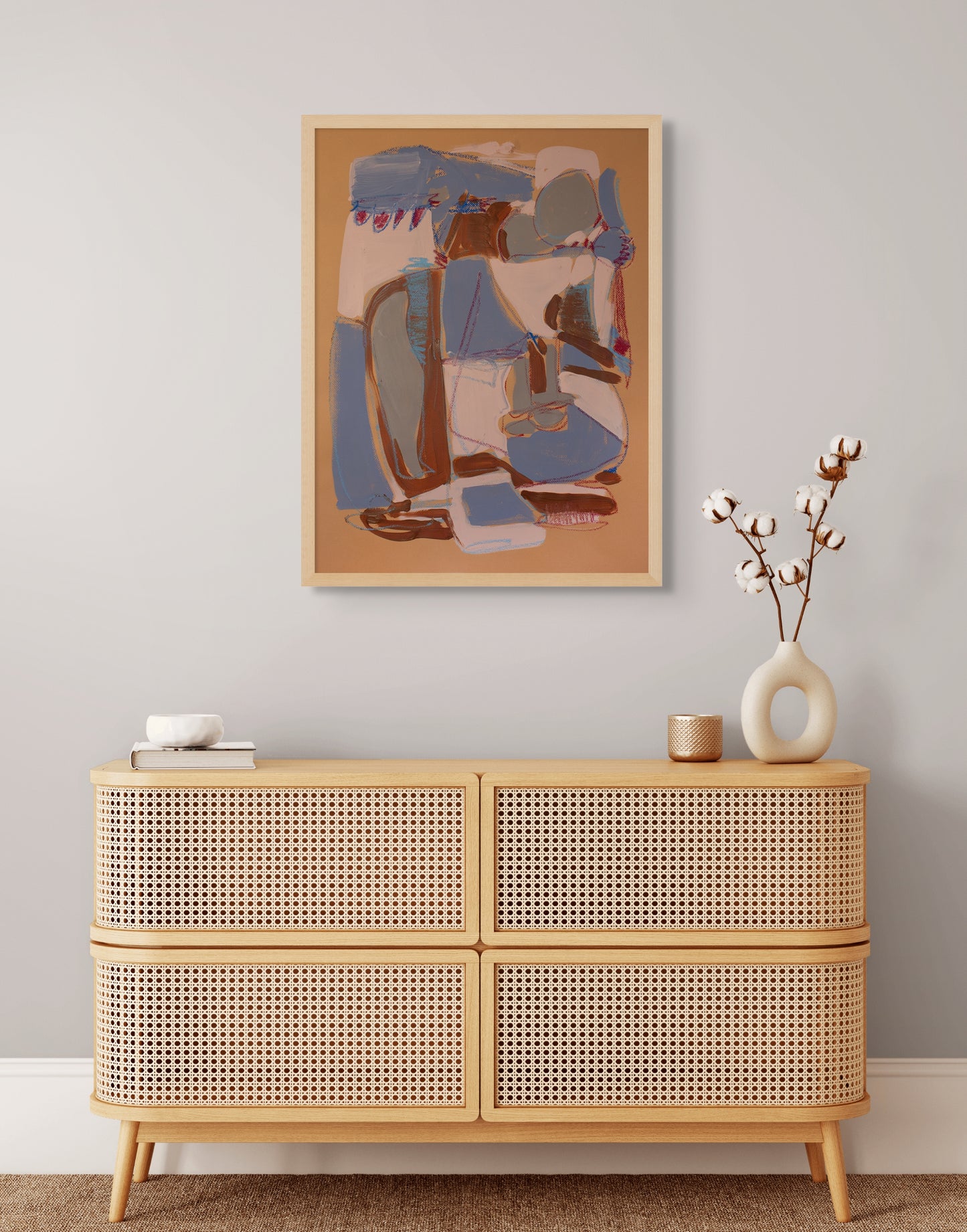 It's Piling Up In Here - Abstract Print on Paper by Tamara Brink | Free Shipping