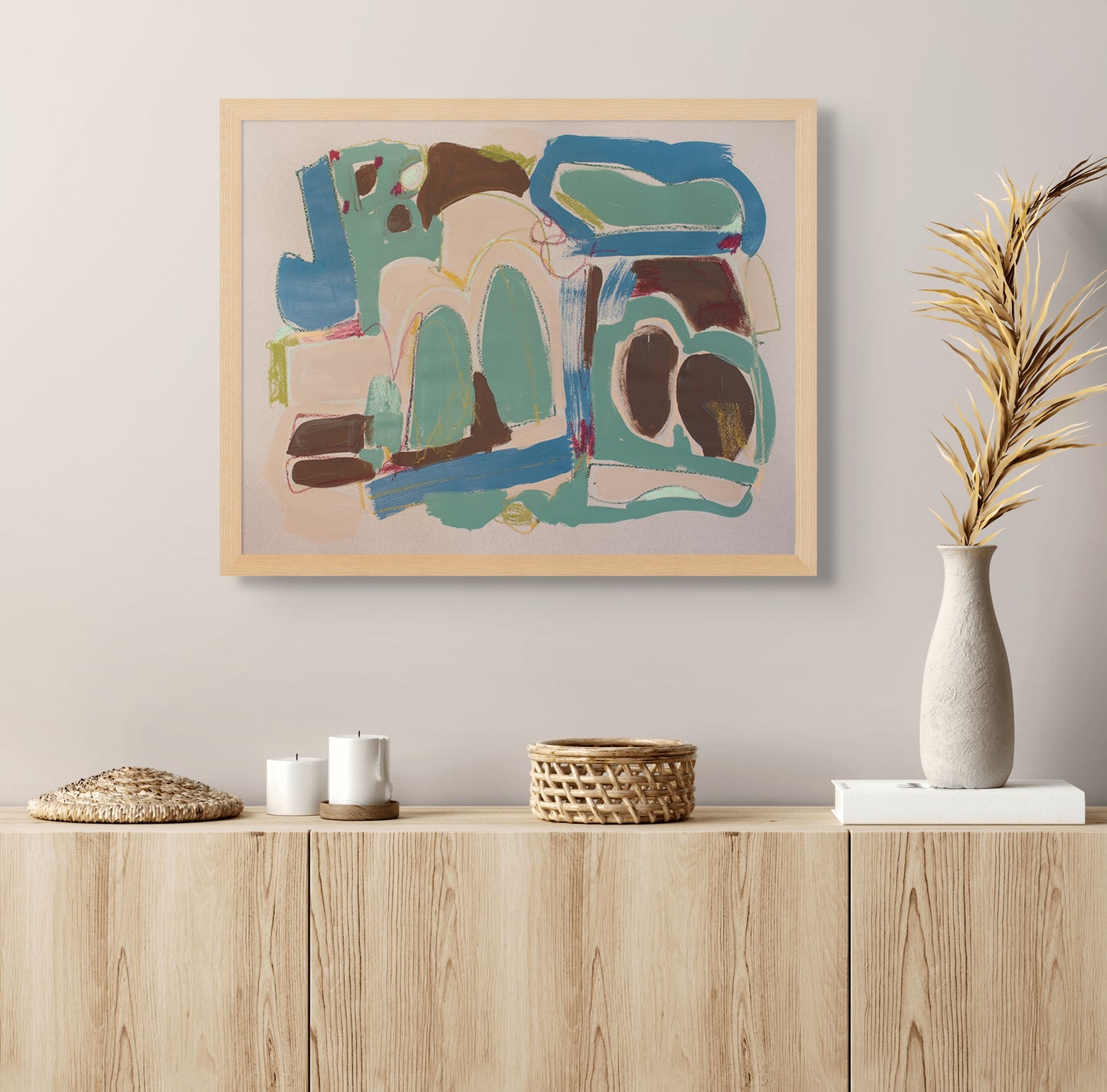Playground Pals - Abstract Paper Print by Tamara Brink | Free Shipping