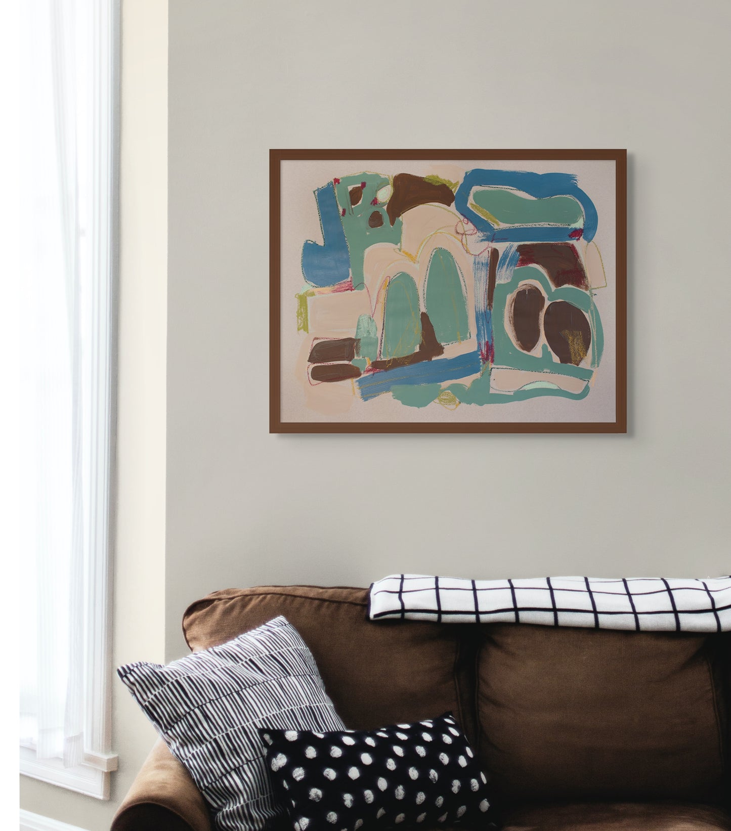 Playground Pals - Abstract Paper Print by Tamara Brink | Free Shipping
