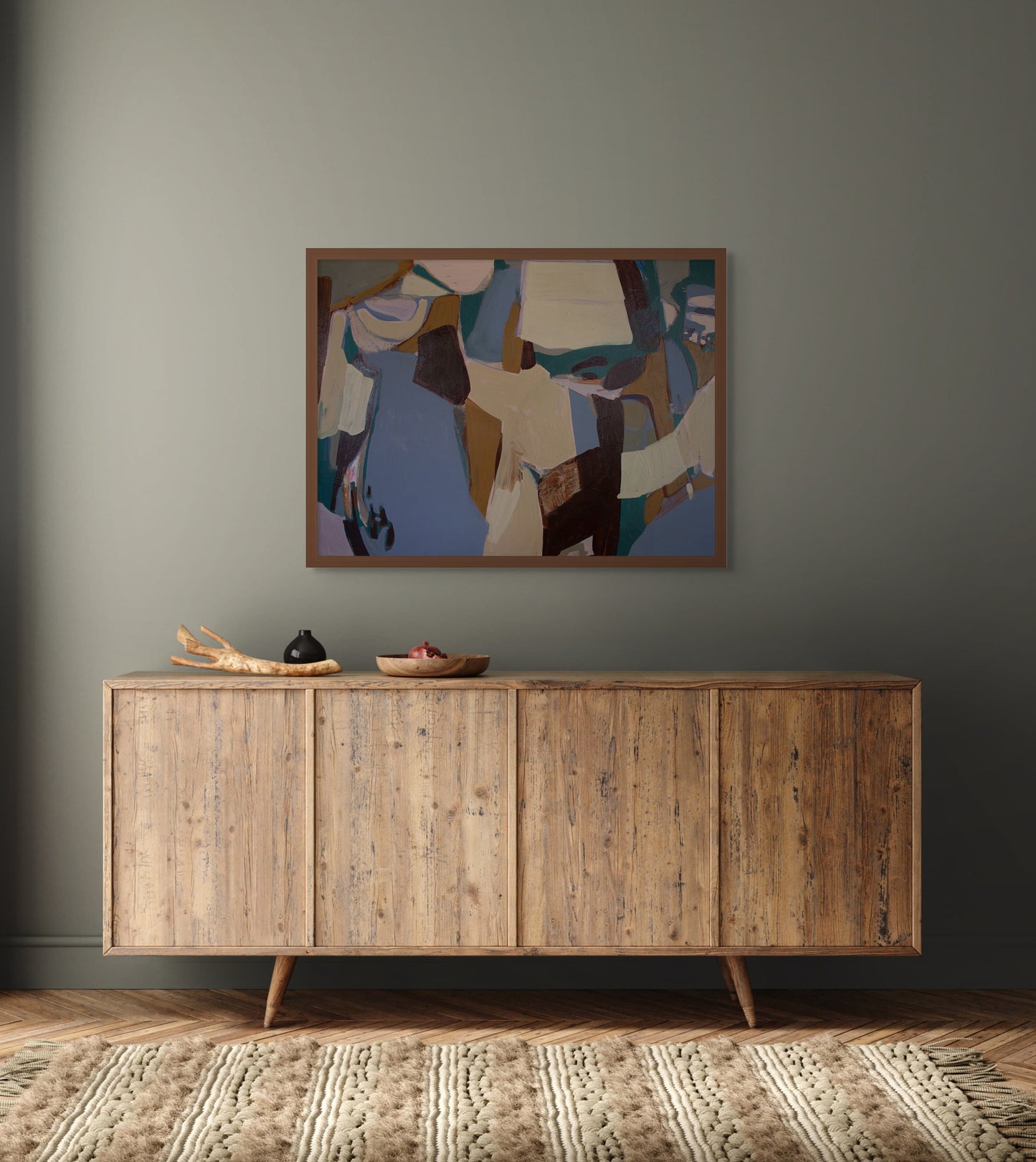 Let's Go All Together - Abstract Fine Art Paper Print by Tamara Brink | Free Shipping