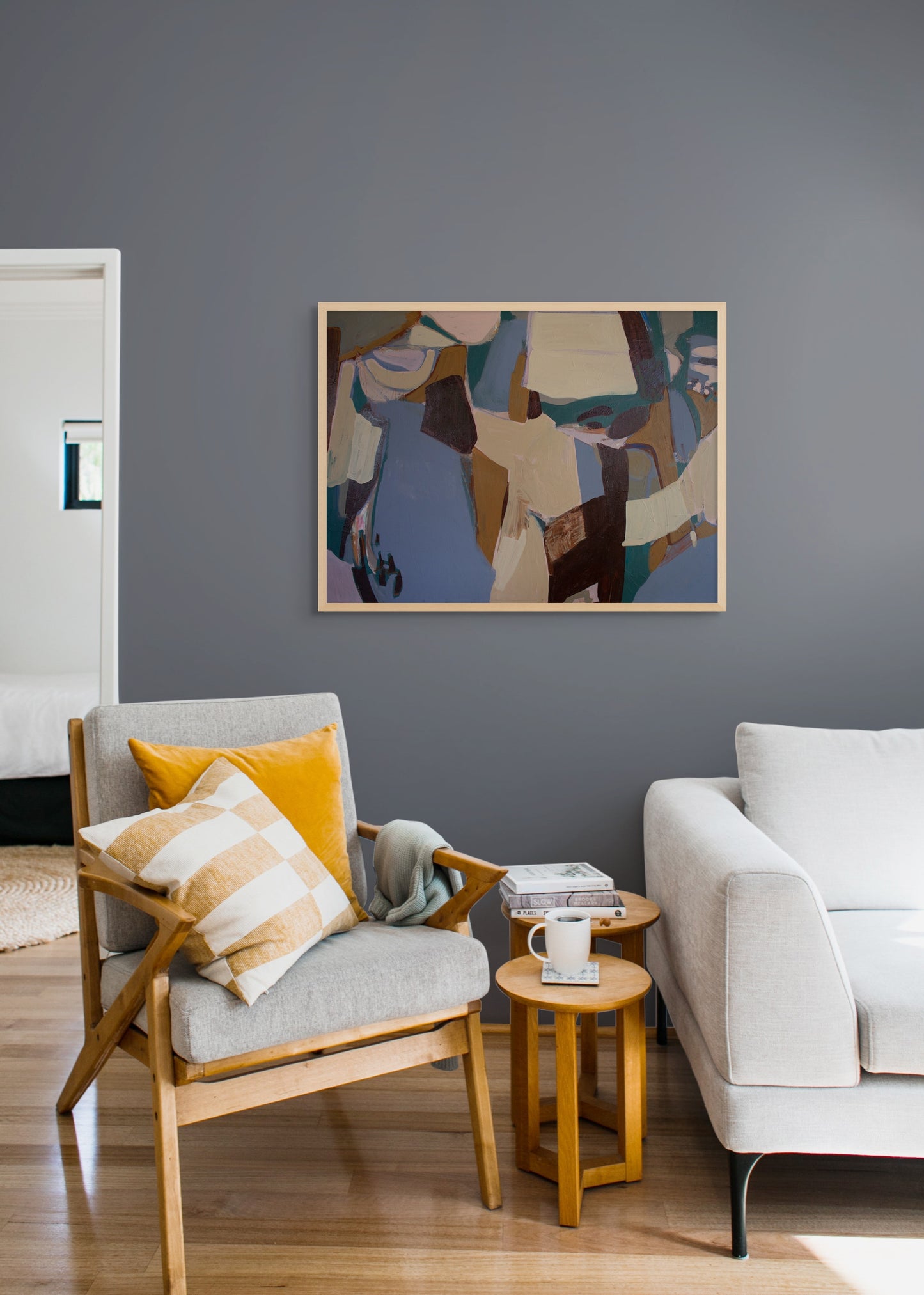 Let's Go All Together - Abstract Fine Art Paper Print by Tamara Brink | Free Shipping