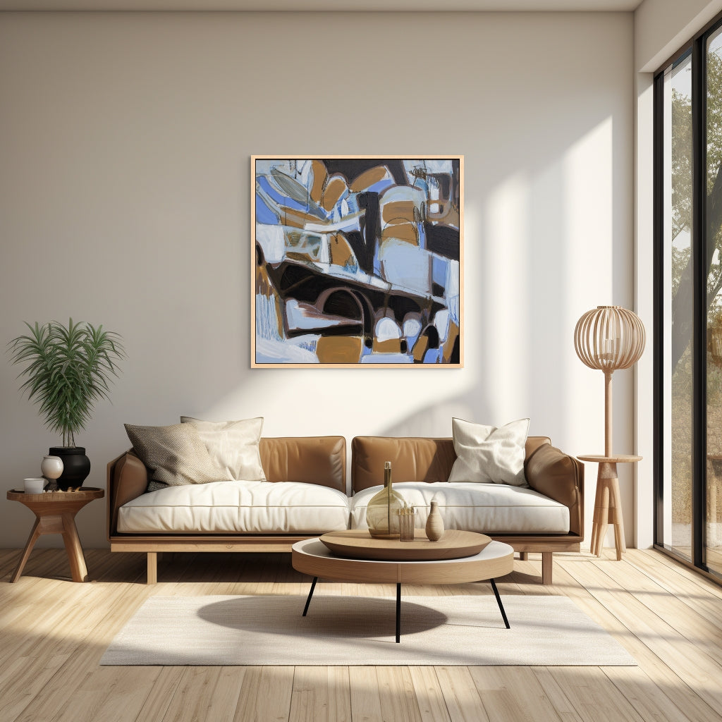 Glad To Be Here - Abstract Paper Print by Tamara Brink | Free Shipping