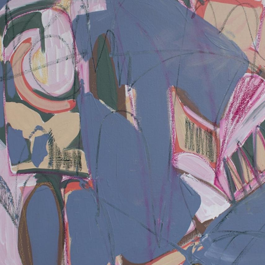 Can You Say It Again - Abstract Canvas Print by Tamara Brink | Free Shipping