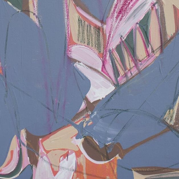 Can You Say It Again - Abstract Canvas Print by Tamara Brink | Free Shipping