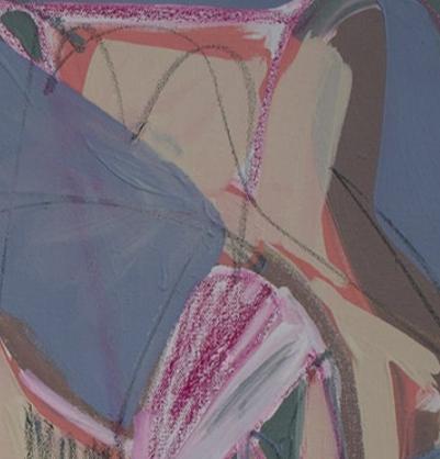 Can You Say It Again - Abstract Canvas Print by Tamara Brink | Free Shipping