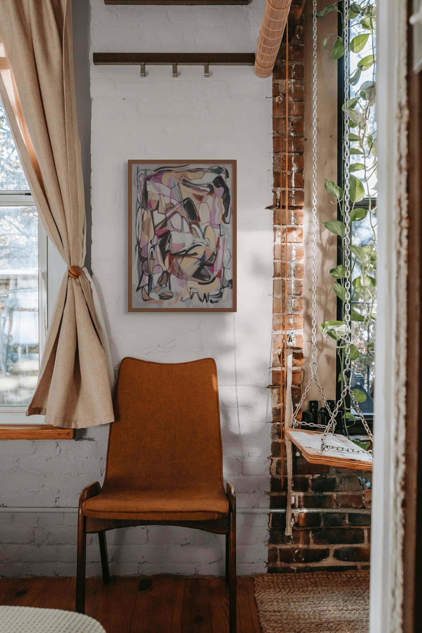 Sounds About Right - Energetic Abstract Print on Paper by Tamara Brink | Free Shipping