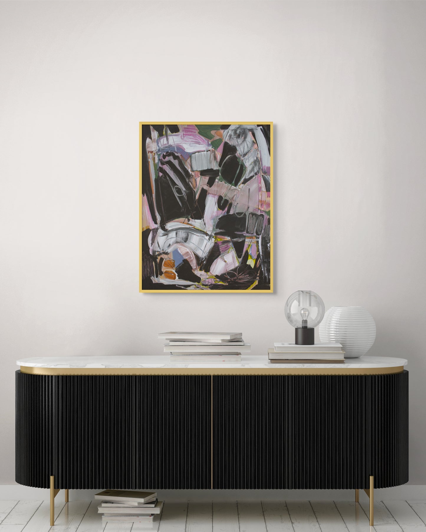 Enough Already - Energetic Abstract Print on Paper by Tamara Brink | Free Shipping