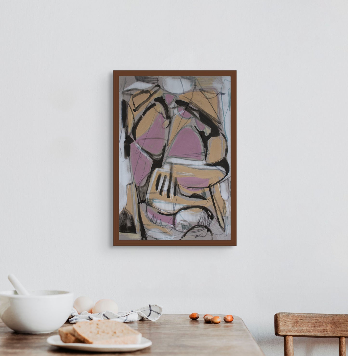 Stay In - Energetic Abstract Print on Paper by Tamara Brink | Free Shipping