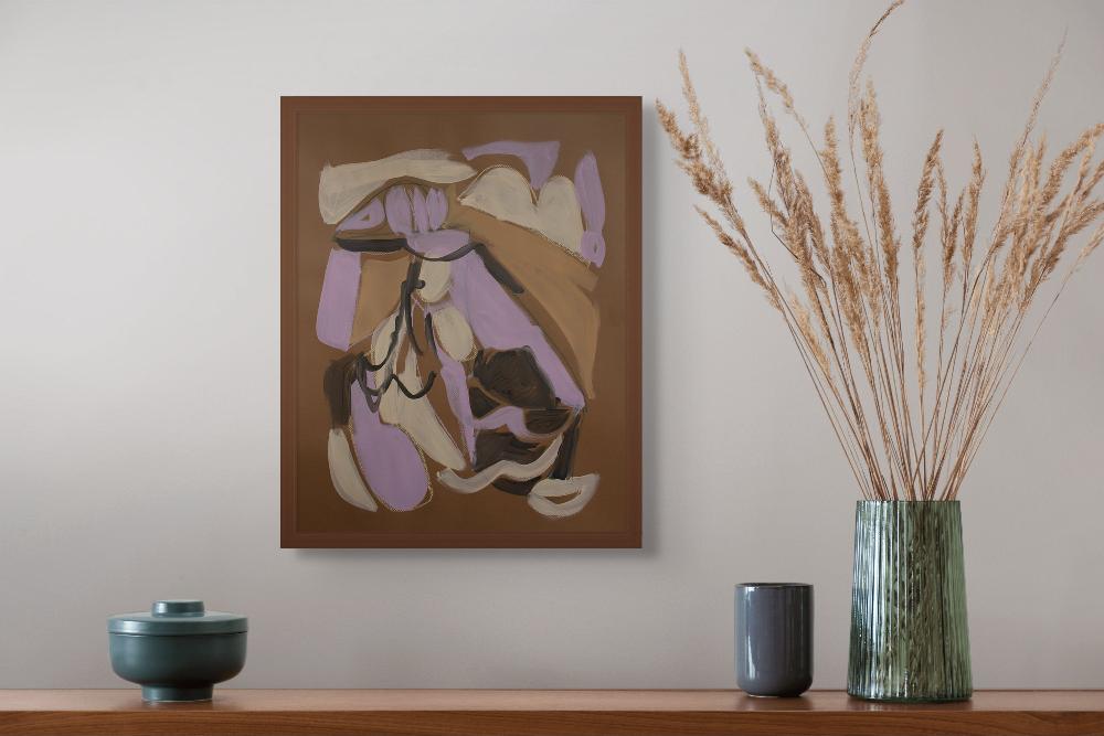 I'm All Ears - Energetic Abstract Print on Paper by Tamara Brink | Free Shipping