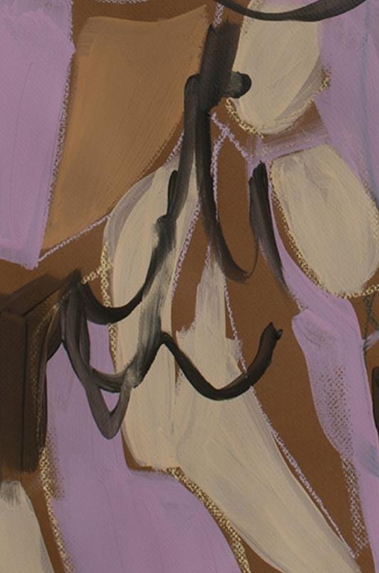 I'm All Ears- Energetic Abstract Canvas Print by Tamara Brink | Free Shipping