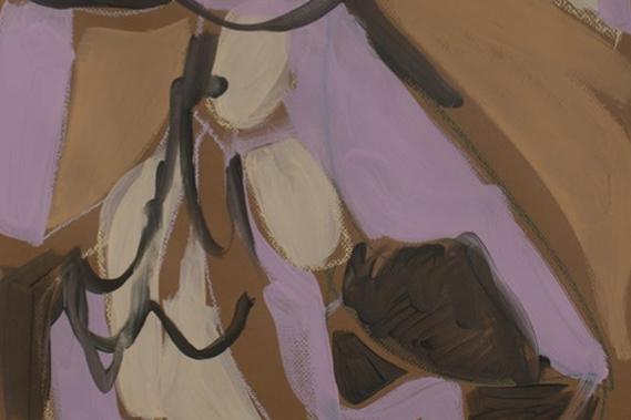 I'm All Ears- Energetic Abstract Canvas Print by Tamara Brink | Free Shipping