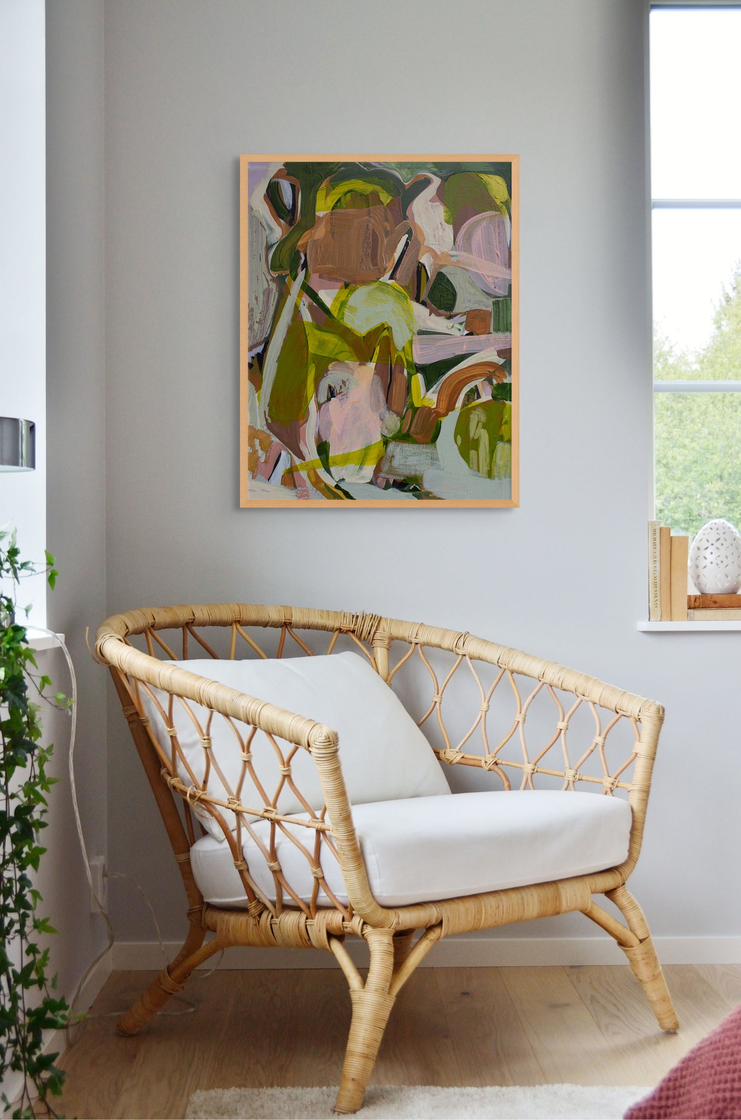 Just Get It - Energetic Abstract Print on Paper by Tamara Brink | Free Shipping
