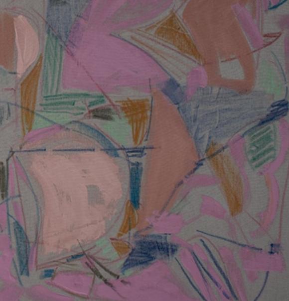 I Hear You- Energetic Abstract Canvas Print by Tamara Brink | Free Shipping
