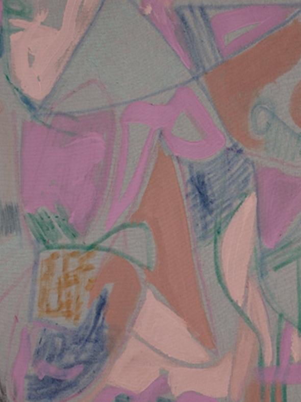 I Hear You- Energetic Abstract Canvas Print by Tamara Brink | Free Shipping