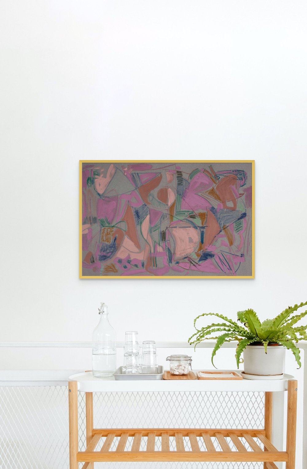 I Hear You - Abstract Print on Paper by Tamara Brink | Free Shipping