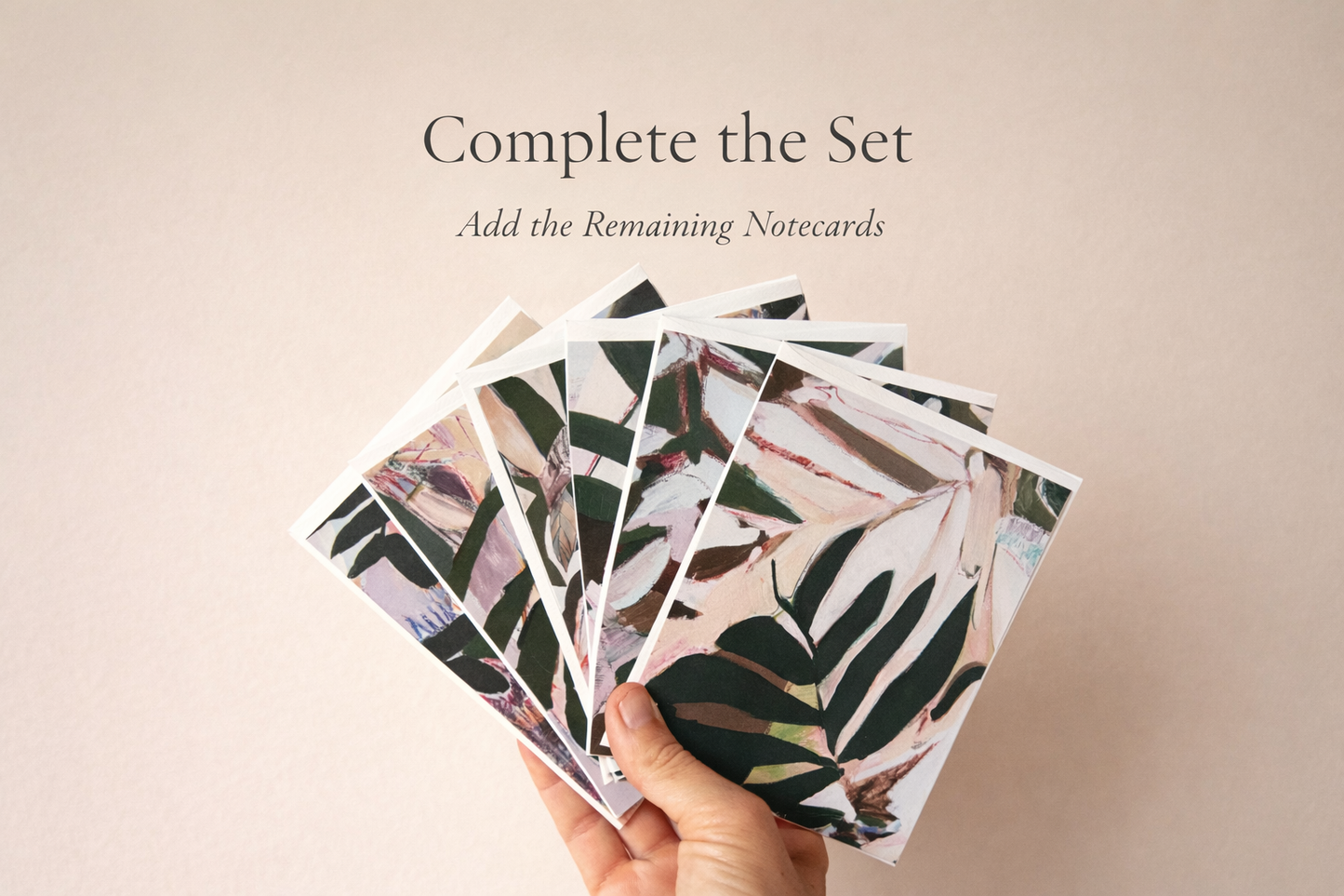 Complete the Set — Add the Remaining Notecards