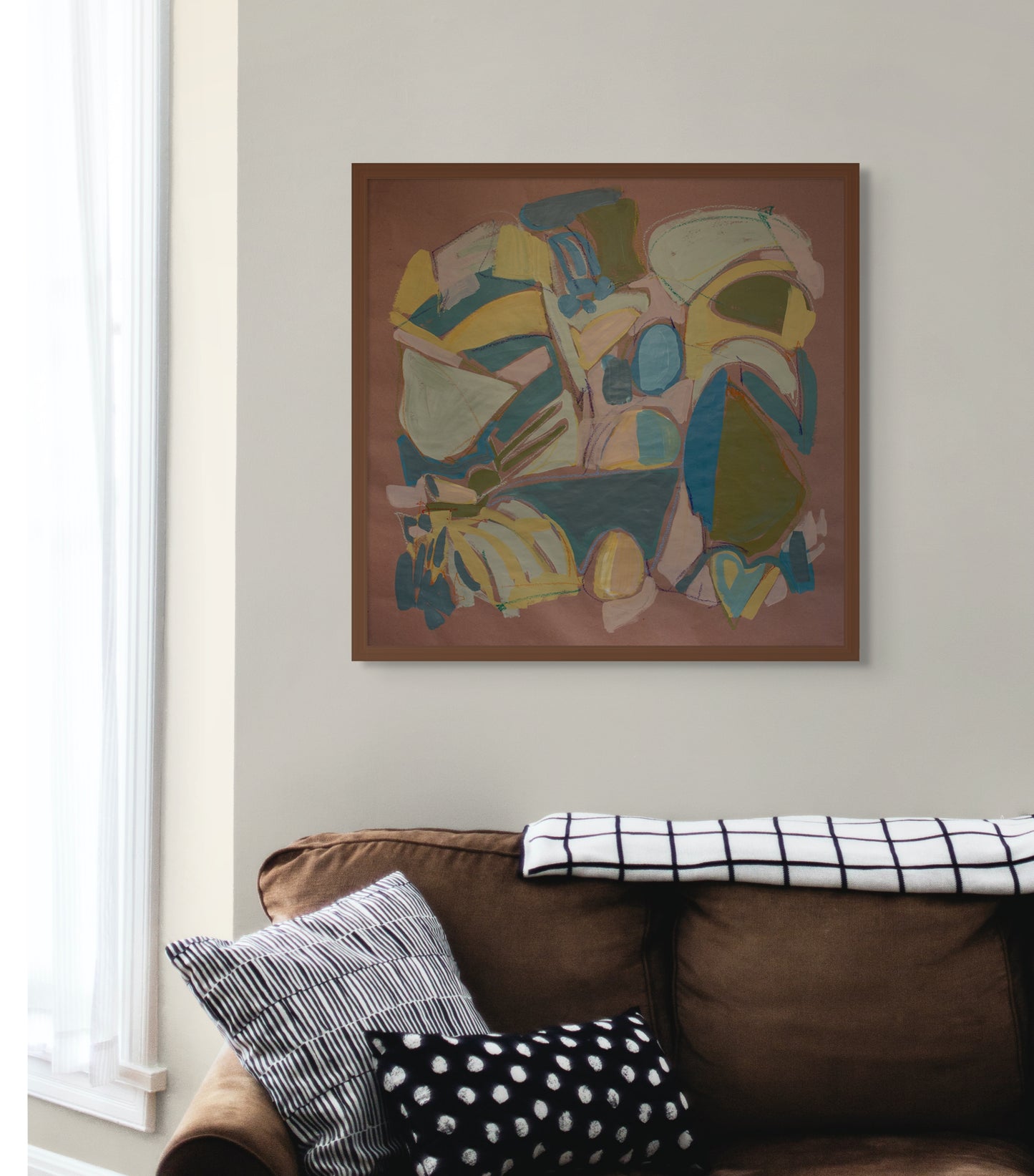 A Night In - Abstract Fine Art Paper Print by Tamara Brink | Free Shipping