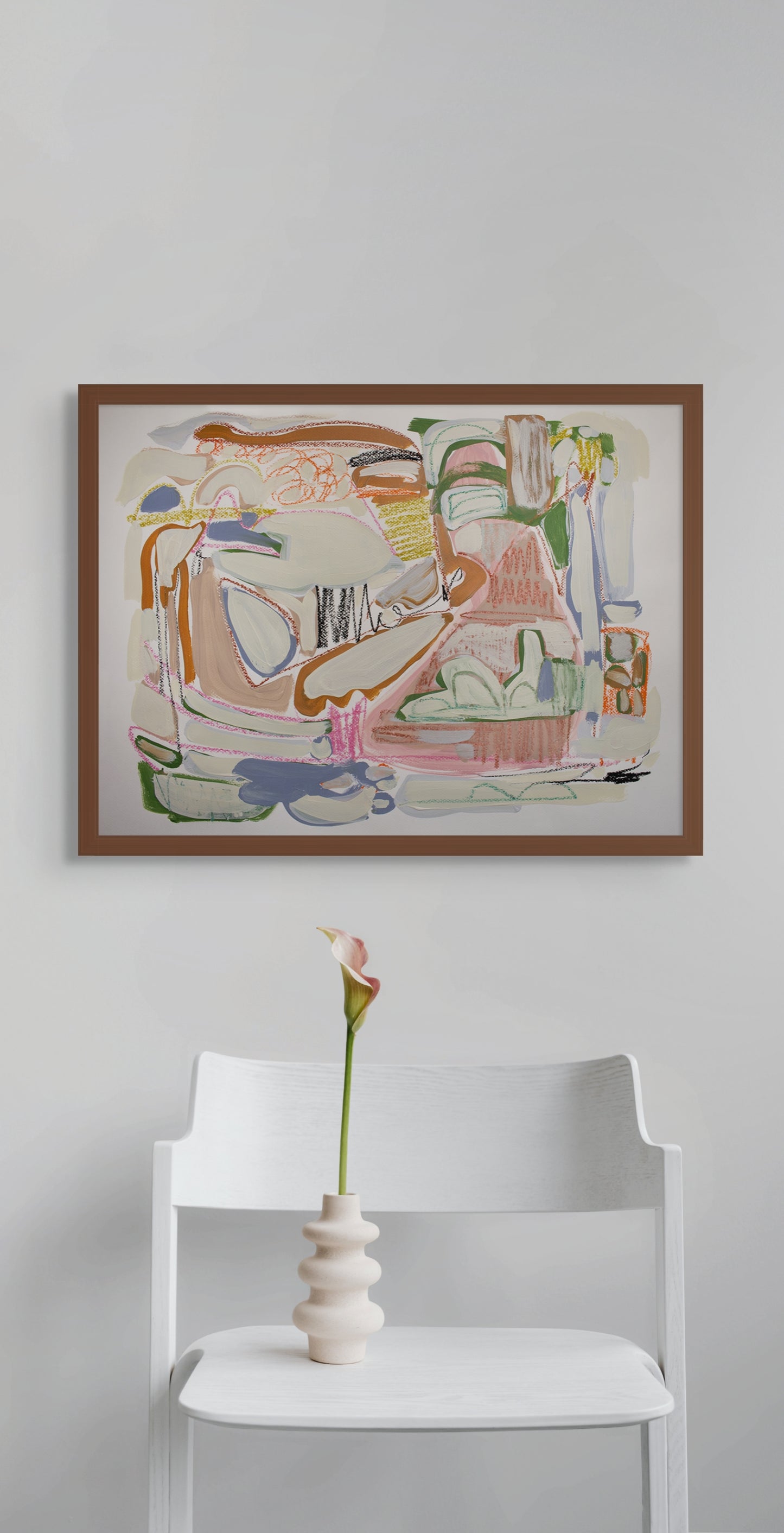 I'm Good With That - Energetic Abstract  Print on Paper by Tamara Brink | Free Shipping