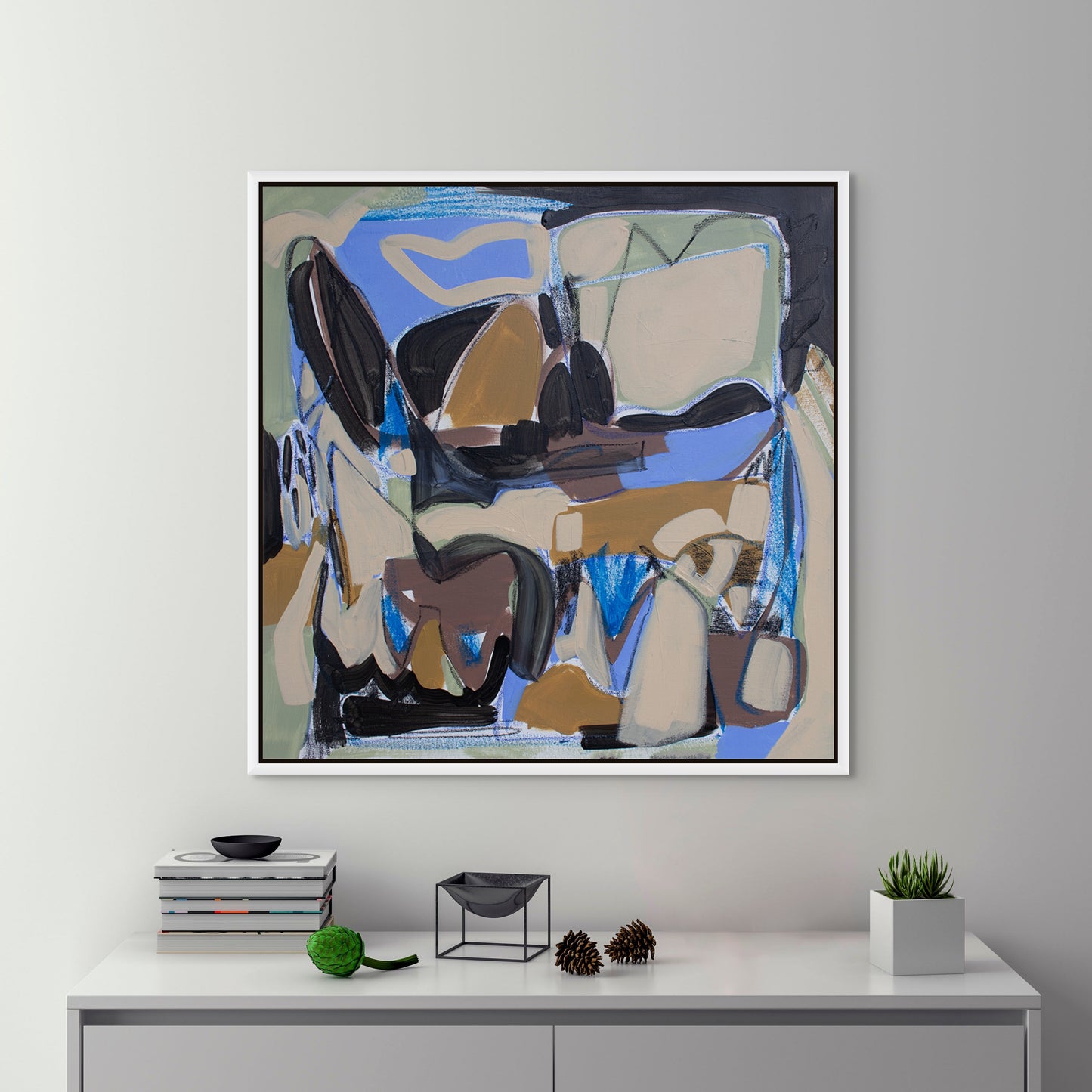 How About That - Abstract Canvas Print by Tamara Brink | Free Shipping