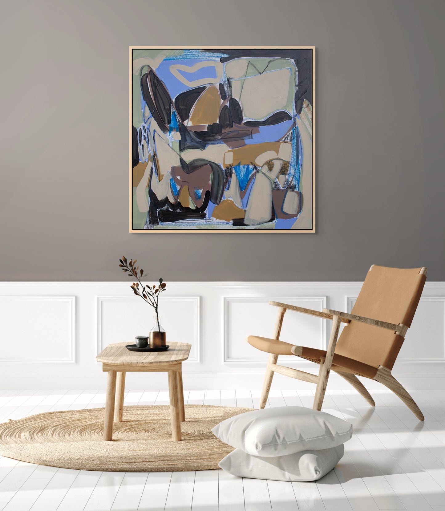 How About That - Abstract Canvas Print by Tamara Brink | Free Shipping