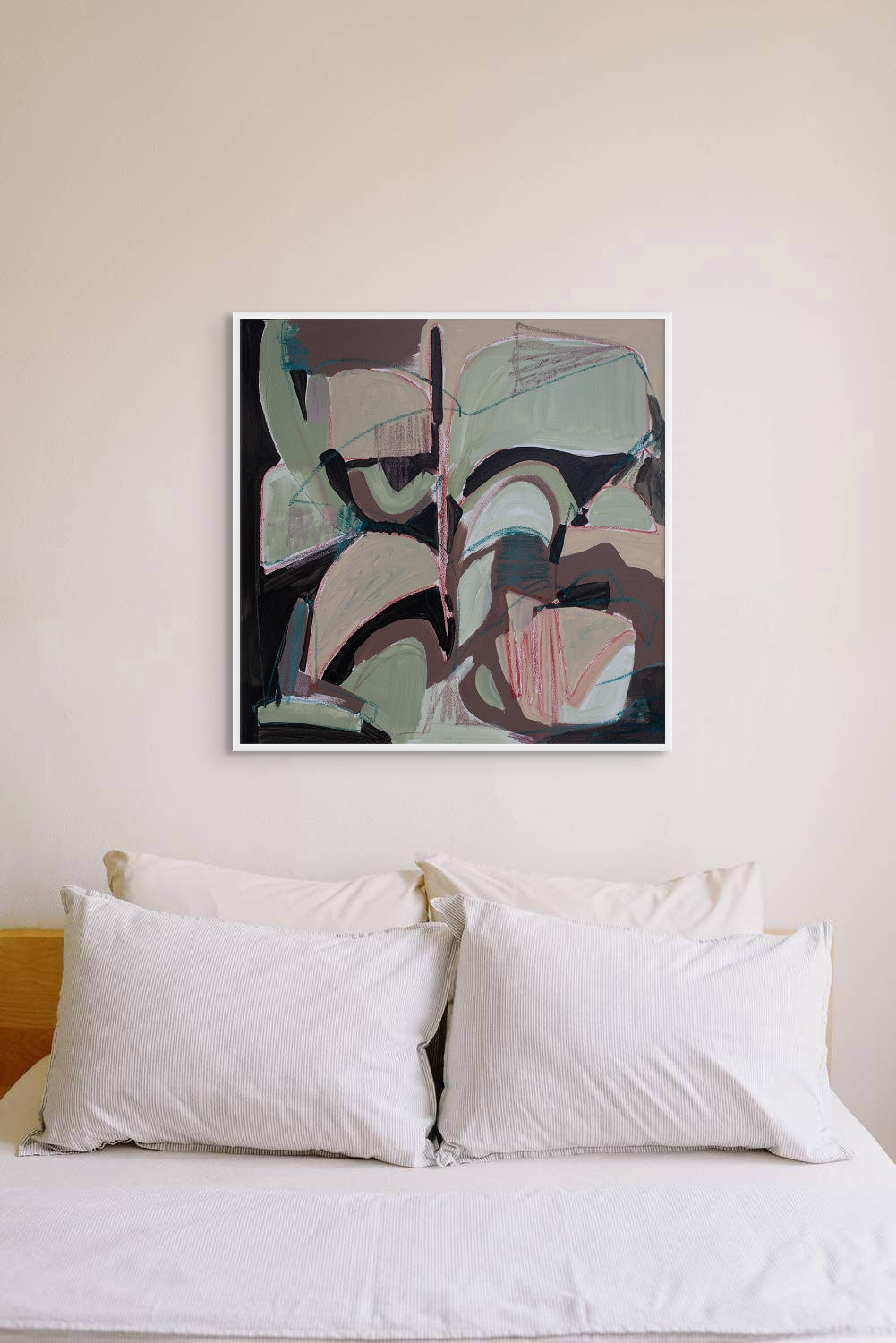 Let's Stop Here - Abstract Canvas Print by Tamara Brink | Free Shipping