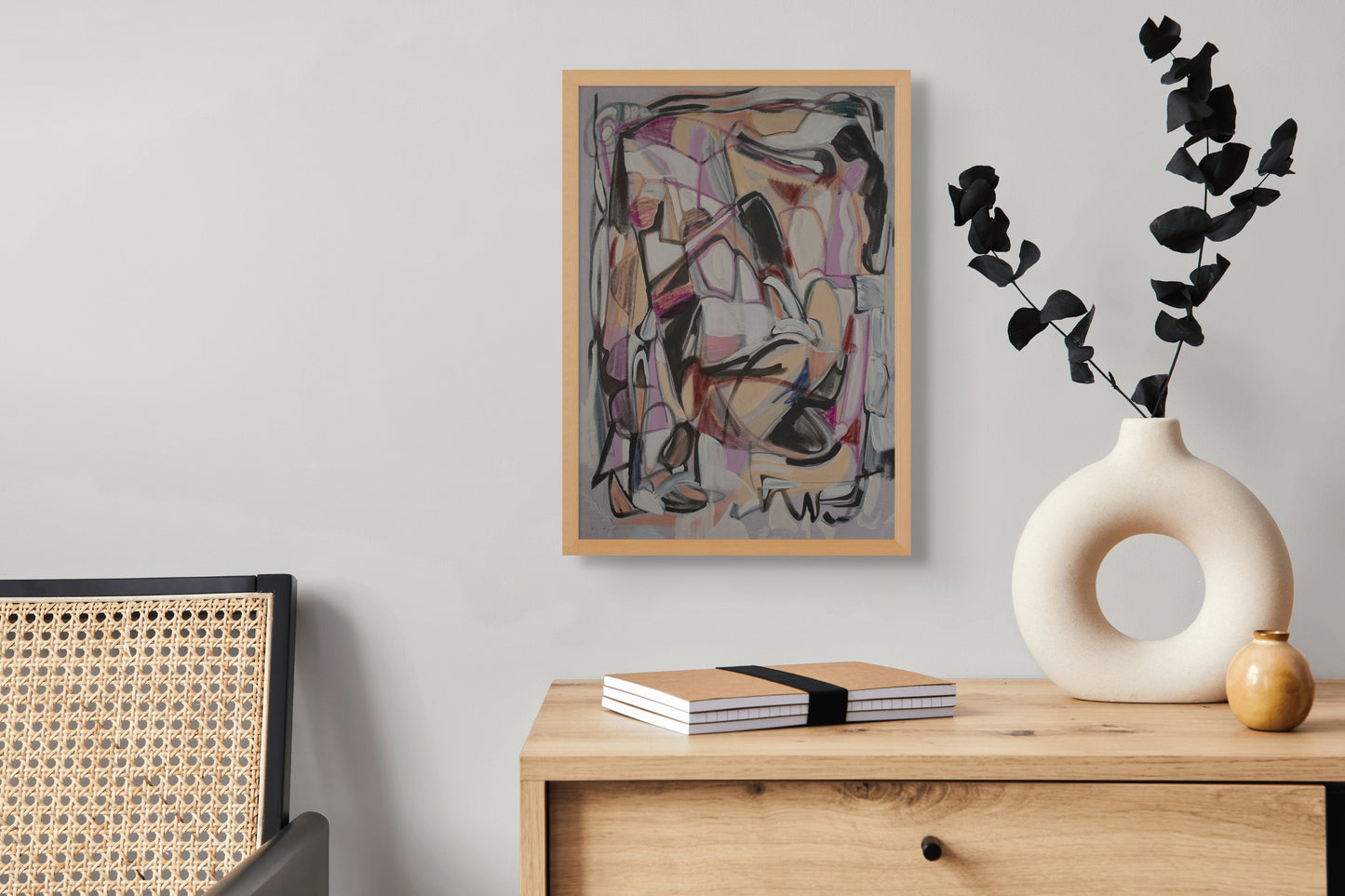 Sounds About Right - Energetic Abstract  Print on Paper by Tamara Brink | Free Shipping