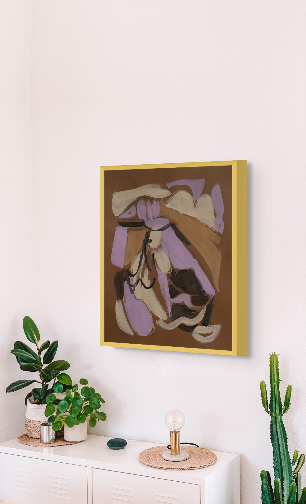 I'm All Ears - Energetic Abstract  Print on Paper by Tamara Brink | Free Shipping