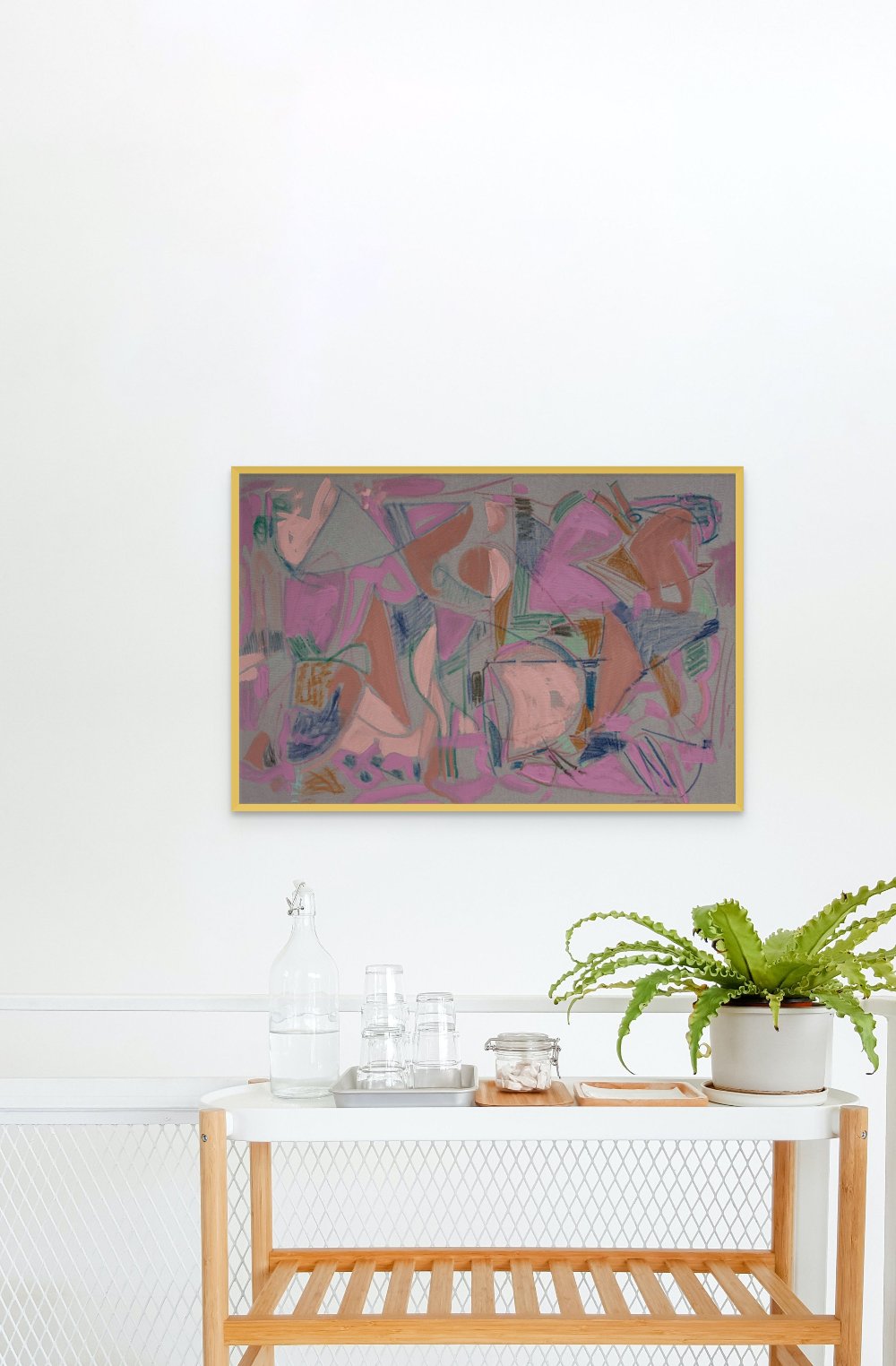 I Hear You - Abstract  Print on Paper by Tamara Brink | Free Shipping