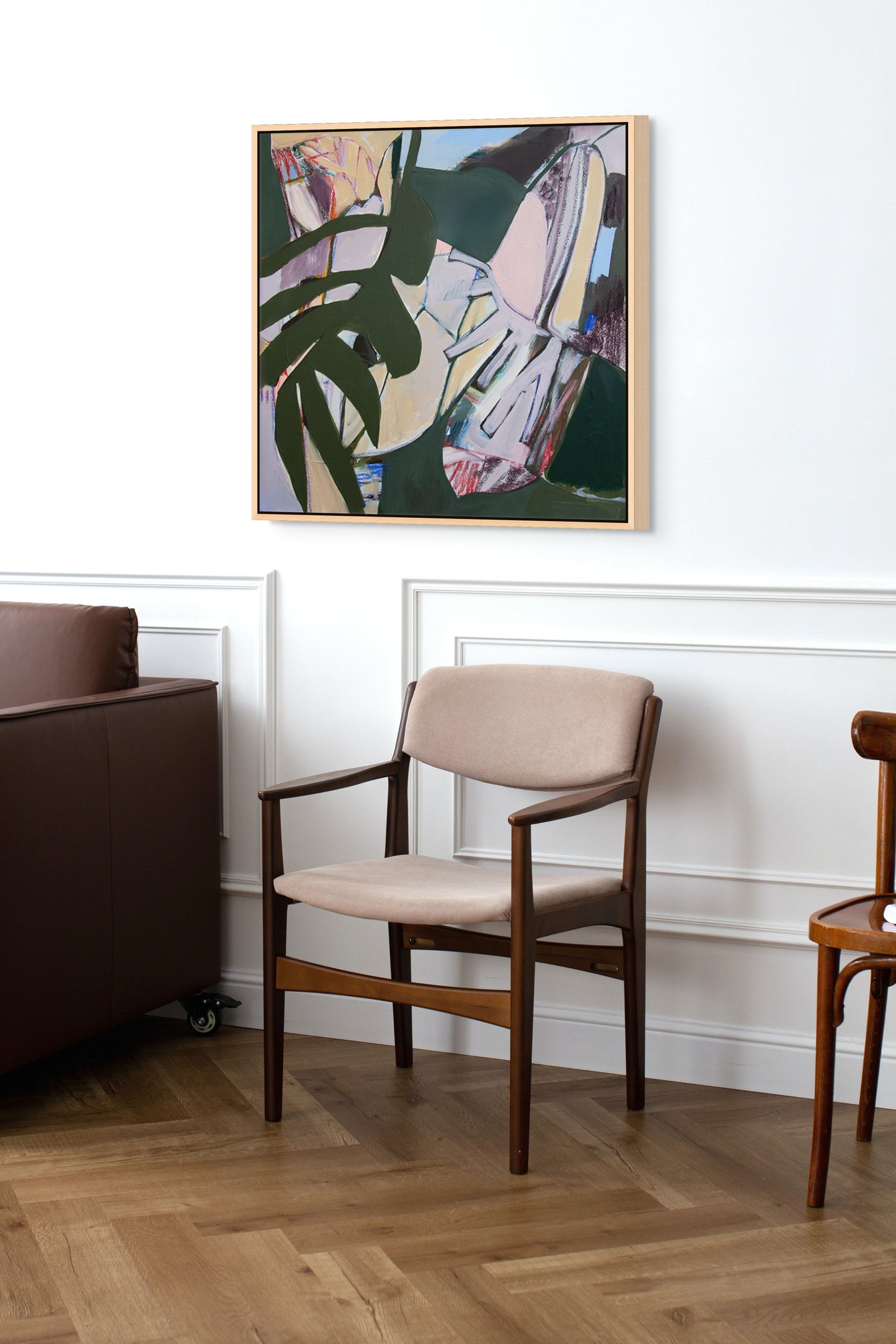 Holding The Line – Original 24"x24" Abstract Painting