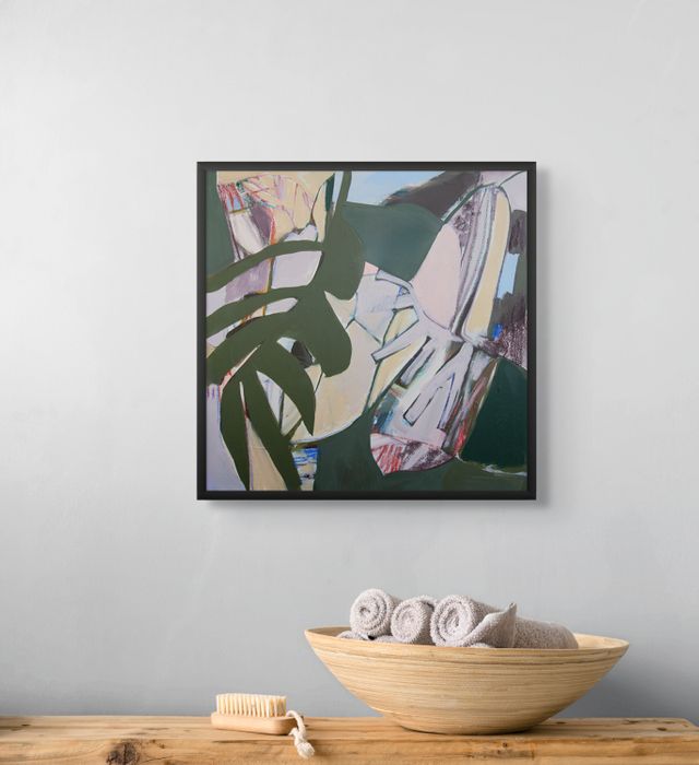 Holding The Line - Abstract Canvas Print by Tamara Brink | Free Shipping