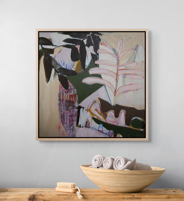 A Quiet Edge - Abstract Canvas Print by Tamara Brink | Free Shipping