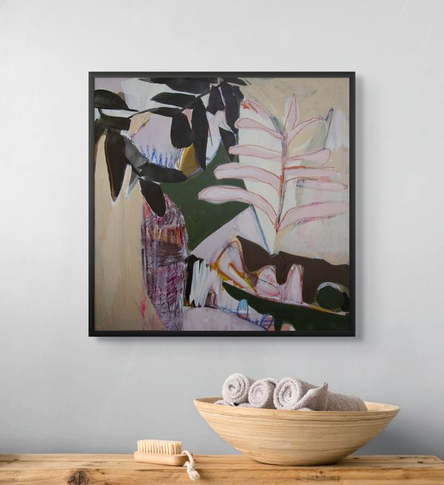 A Quiet Edge - Abstract Canvas Print by Tamara Brink | Free Shipping