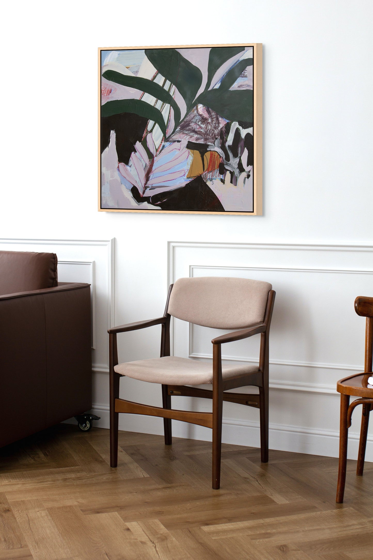 Equal Pull – Original 24"x24" Abstract Painting