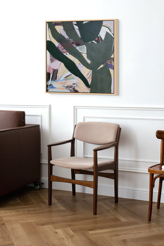 Aligned Tension - Abstract Canvas Print by Tamara Brink | Free Shipping