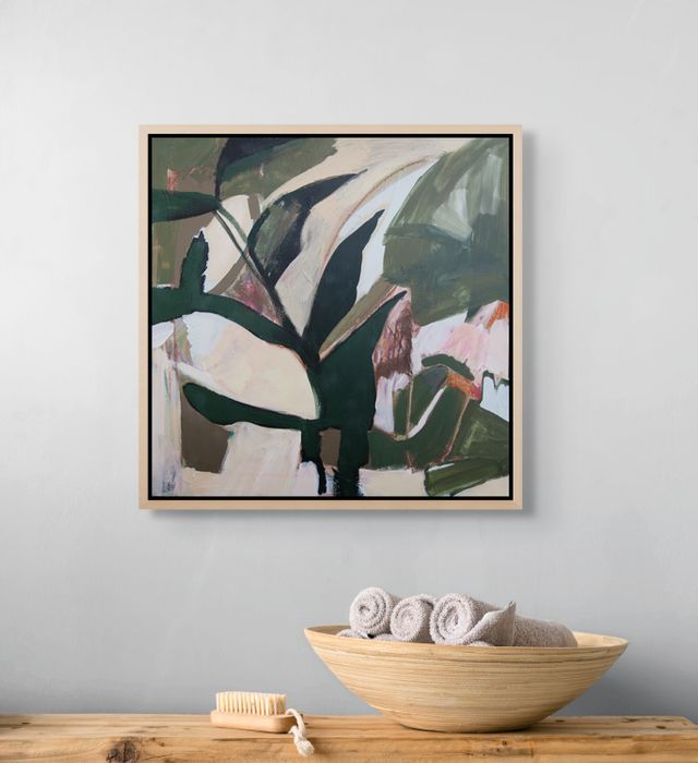 The Long Middle - Abstract Canvas Print by Tamara Brink | Free Shipping