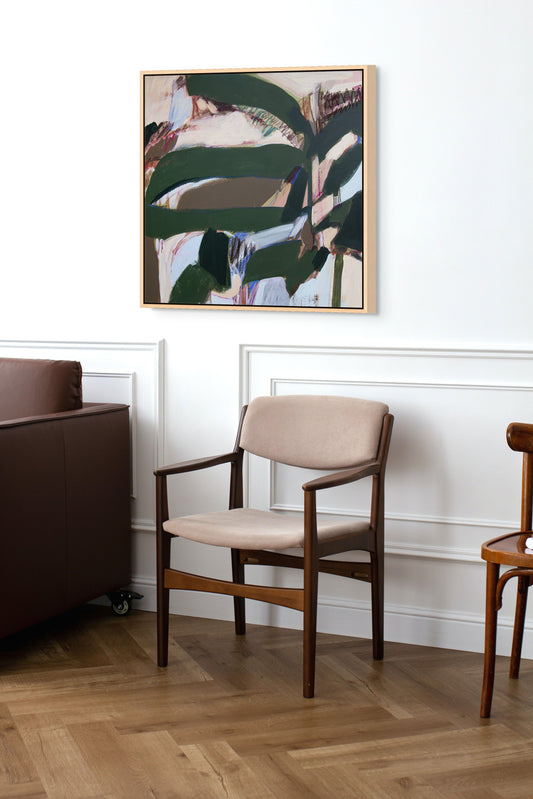 At Once – Original 24"x24" Abstract Painting