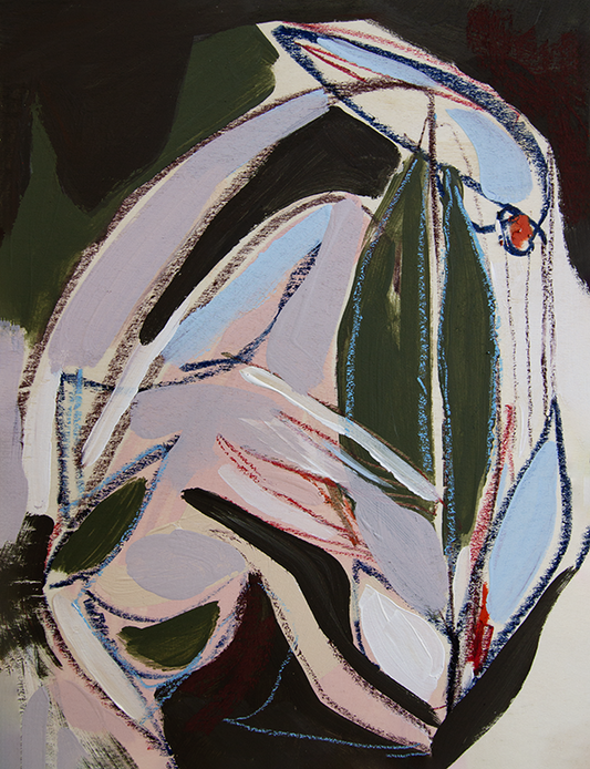 Balanced – Original 9" x 12" Abstract Painting on Wood